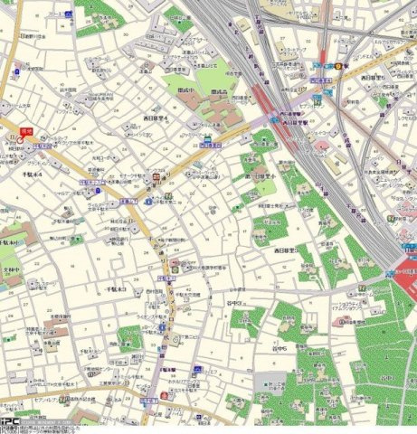 アドリーム千駄木の地図