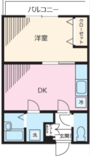 スタジオ北柏の間取り