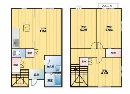 厚木市鳶尾４丁目のテラス