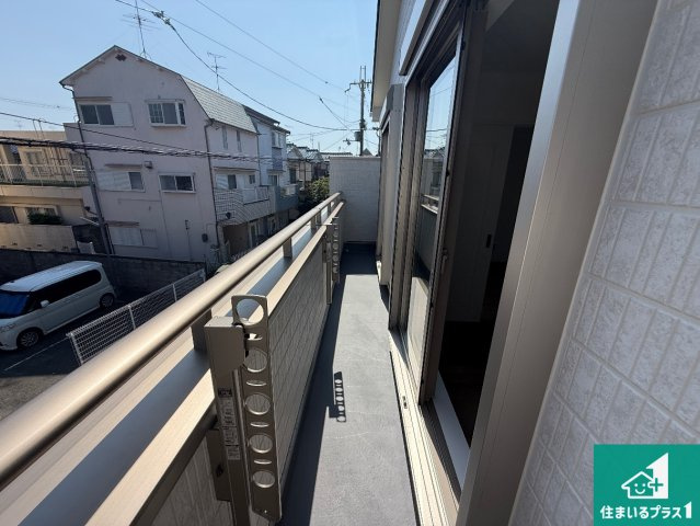29(土)30(日)現地説明会！◆八尾市福万寺町南　全2邸のバルコニー|日当たりのよいバルコニー！お部屋が開放的に！