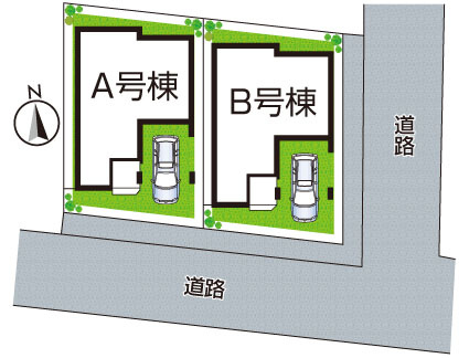 29(土)30(日)現地説明会！◆八尾市福万寺町南　全2邸の区画図|全2区画