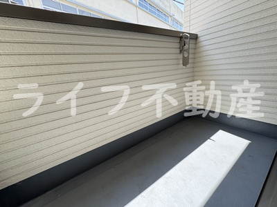 Ace Garden Heights Iのバルコニー|落ち着いた時間を過ごせるバルコニーです