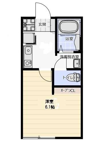 きっか中島の間取り