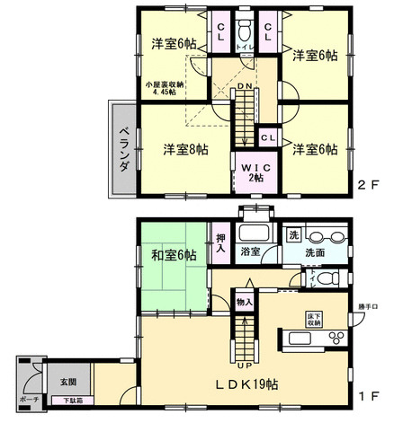 【間取り】 | 【定期借地権】和泉市今福町1丁目戸建