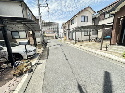 【前面道路含む現地写真】 | 【定期借地権】和泉市今福町1丁目戸建 | 前面道路