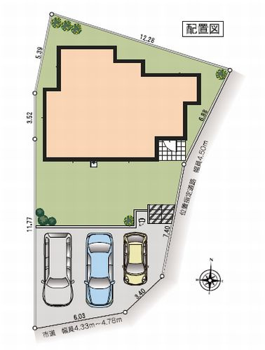 【区画図】 | 【仲介手数料０円】秦野市東田原　新築一戸建て | 秦野市東田原　新築一戸建て