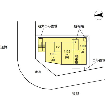 Aoiレジデンス早稲田の区画図