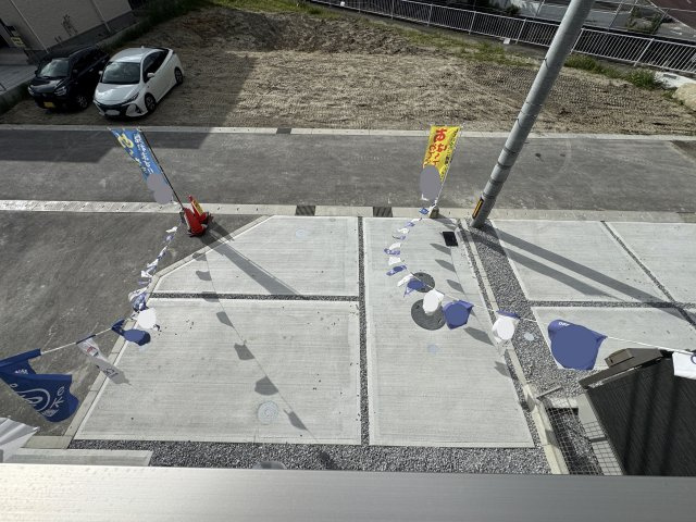 うるま市前原（全10棟）1・2・3・5・6号棟の駐車場|3号棟　並列駐車2台完備♪