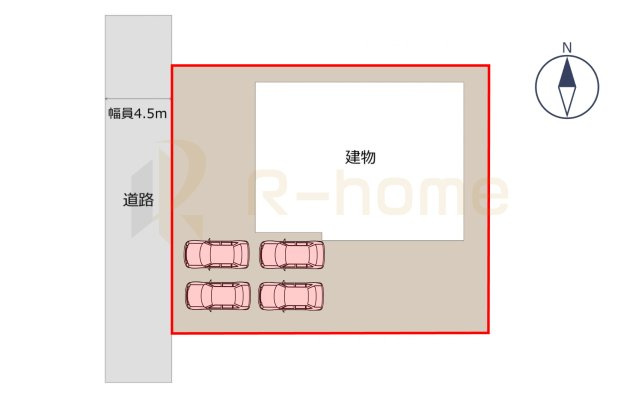 古河市新久田　中古戸建ての区画図|大きなお買い物だからこそ、メリット・デメリットを伝えさせて頂きます。
R-homeにお任せください♪