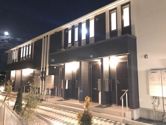 仮）高崎市上小鳥町Ｎ様アパート新築工事のエントランス