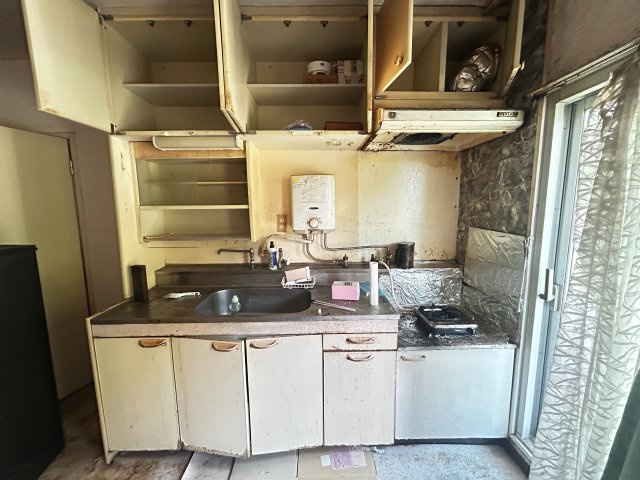 【キッチン】 | 横須賀市　マボリ海岸シーハイツ11号　中古マンション