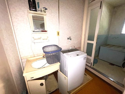 【脱衣所】 | 横須賀市　マボリ海岸シーハイツ11号　中古マンション