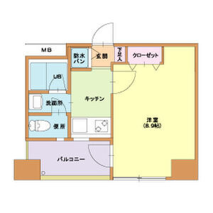 ニューロング博多の間取り