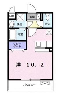 【間取り】 | リバーパークＫ | 間取りです。