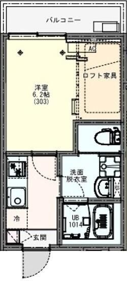 ＫＥＩＡＩ　ＲＥＳＩＤＥＮＣＥ　青井の間取り