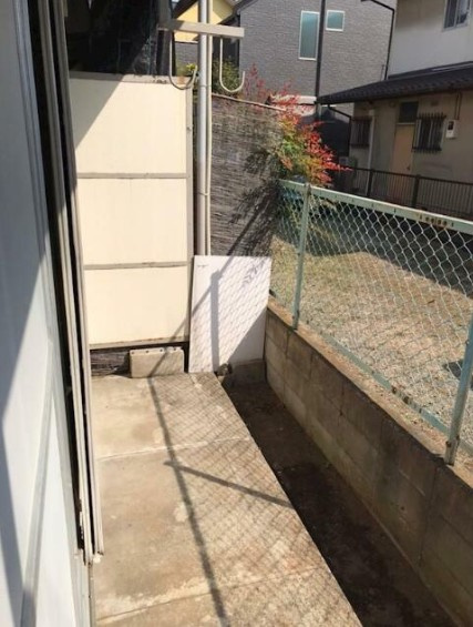 パインオークのバルコニー