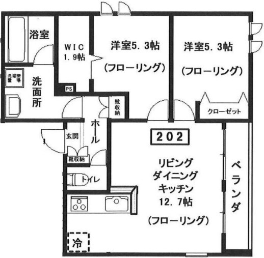 パークサイドノースの間取り