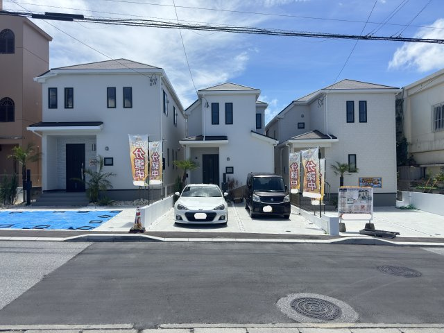 読谷村大木（全3棟）A・C号棟の外観|※全棟駐車3台可♪素敵な植栽付き♪