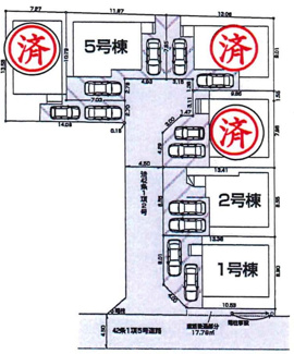【区画図】 | 東村山市久米川町第4　全6棟　5号棟 | 東村山市久米川町第4　全6棟　5号棟