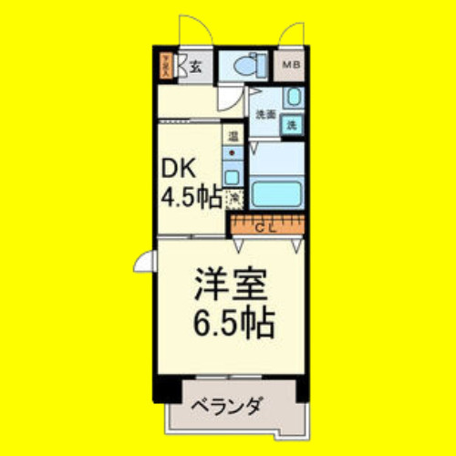 ボヌール千代田　名古屋市賃貸　仲介手数料無料の間取り