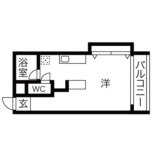 ベルハイム江坂の間取り