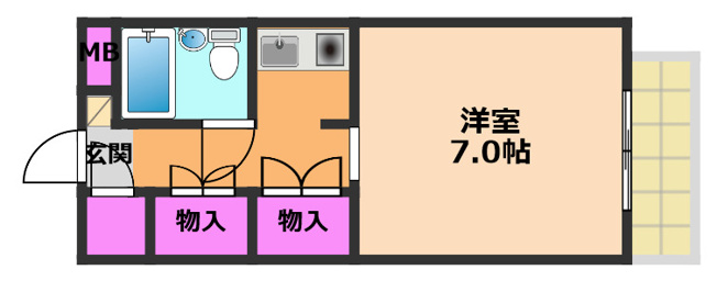 【間取り】 | ビエラコート高槻