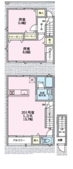 【間取り】 | エクセルピア萩中３番館