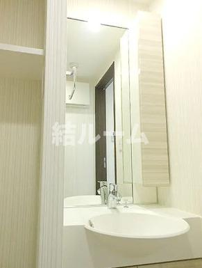 板橋区小茂根４丁目の賃貸マンションの洗面所