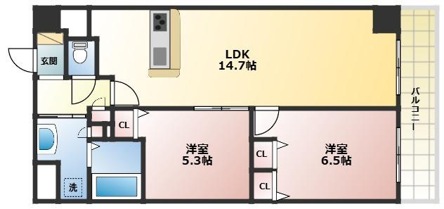 Xpavela甲東園の間取り