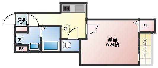Mirage武庫川の間取り