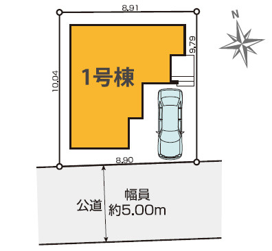 練馬区南大泉4丁目　ZEH水準ハイグレード住宅　限定1棟の区画図
