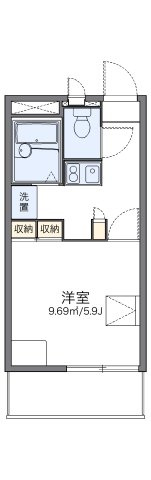 レオパレスＡＫＵＲＡⅡの間取り