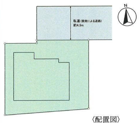 泉区中田南1丁目 新築戸建 4688.25万円の区画図