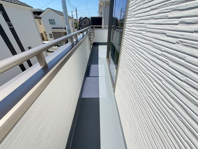 三郷市戸ケ崎5丁目　新築戸建　全10棟　G号棟のバルコニー|南向きバルコニーにて陽当り良好