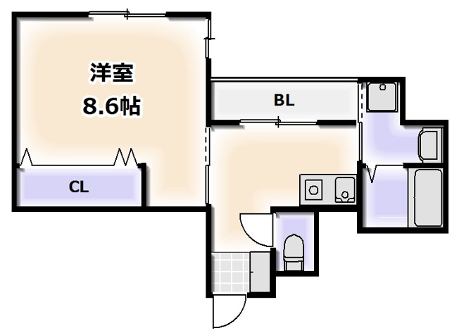 【間取り】 | エクセレント大国町