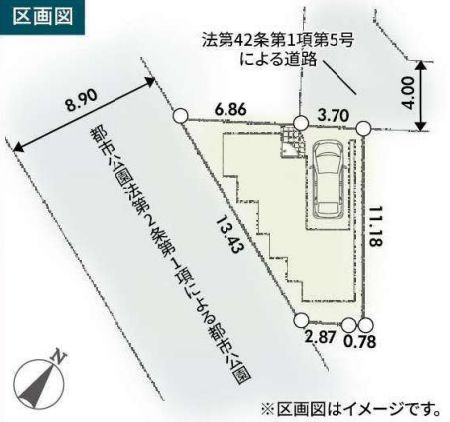 南区相模台4丁目新築戸建て　第9-1号棟の区画図|配置図「南区相模台4丁目新築戸建て　１号棟」
