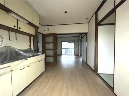新多聞第3住宅211号棟のキッチン