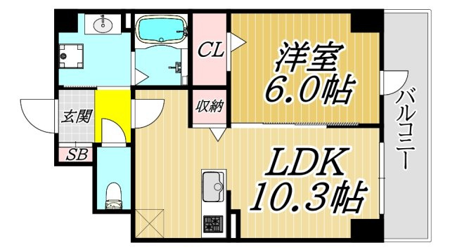 リエート 尾浜の間取り