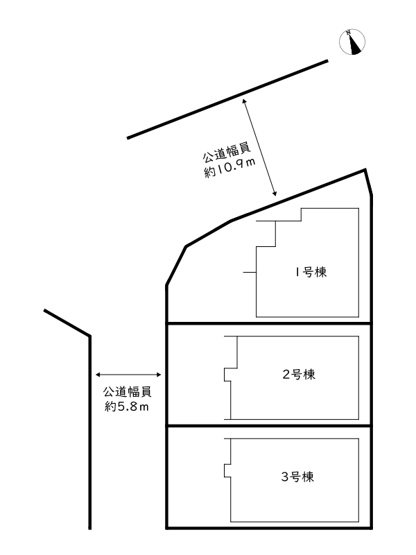 【区画図】 | 姫路市玉手４丁目1期／全3棟