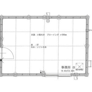 【間取り】 | 仮)Office　二十四軒