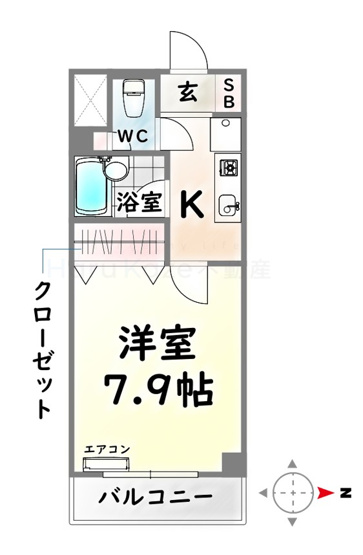 【間取り】 | クレストステージ瑞穂【名古屋市賃貸・エレベーター】