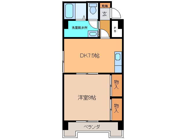 ハイム南町の間取り