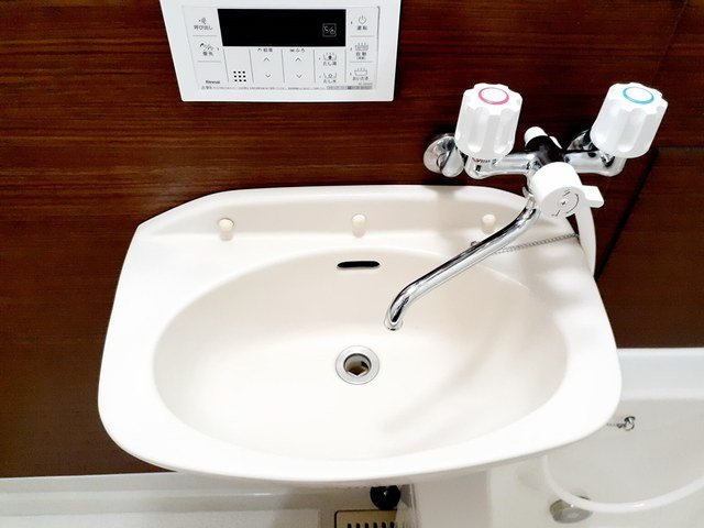 メゾンアサバの洗面所|明るい洗面所です