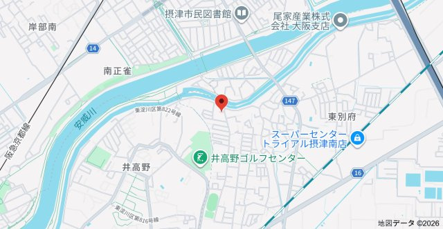 ハコス摂の地図