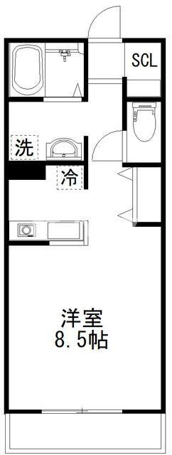 ＬＡ　ＳＵＡＣＡＳＡ　Ｄの間取り