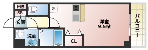 【間取り】 | KSロイヤル天王寺北