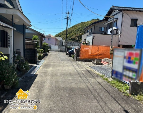 島田市阿知ケ谷　1期／の前面道路含む現地写真|限定1棟（2026年5月上旬撮影）