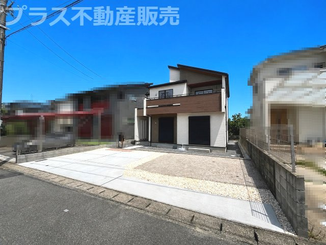 【外観】 | 福岡市西区野方4丁目　1号棟（全1棟）【仲介手数料無料・0円】 | 現地写真。プラス不動産販売なら、現場の全ての棟をまとめてご見学頂けます。