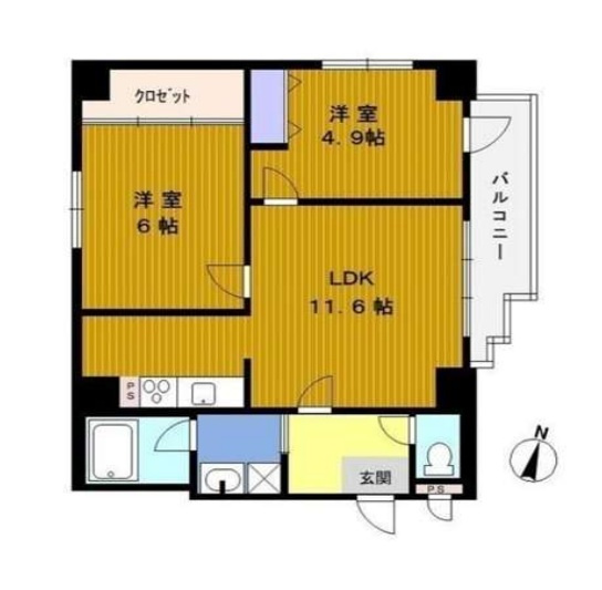 シーズ梅田東の間取り