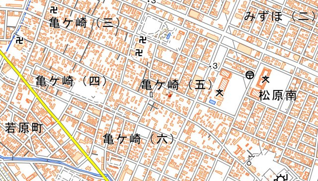 山形県酒田市　一棟マンションの地図